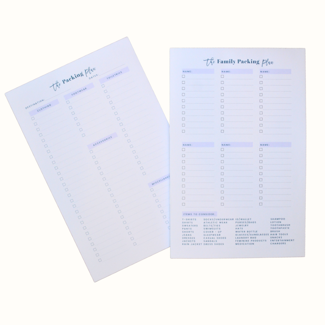 Backing Plan The Packing Plan - The Plan By Lauren Truslow