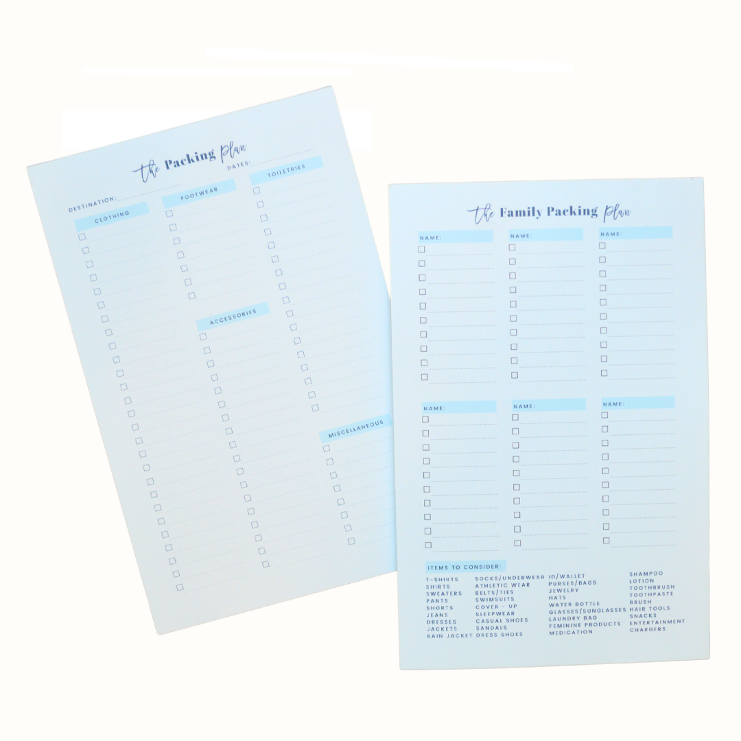 Backing Plan The Packing Plan - The Plan By Lauren Truslow