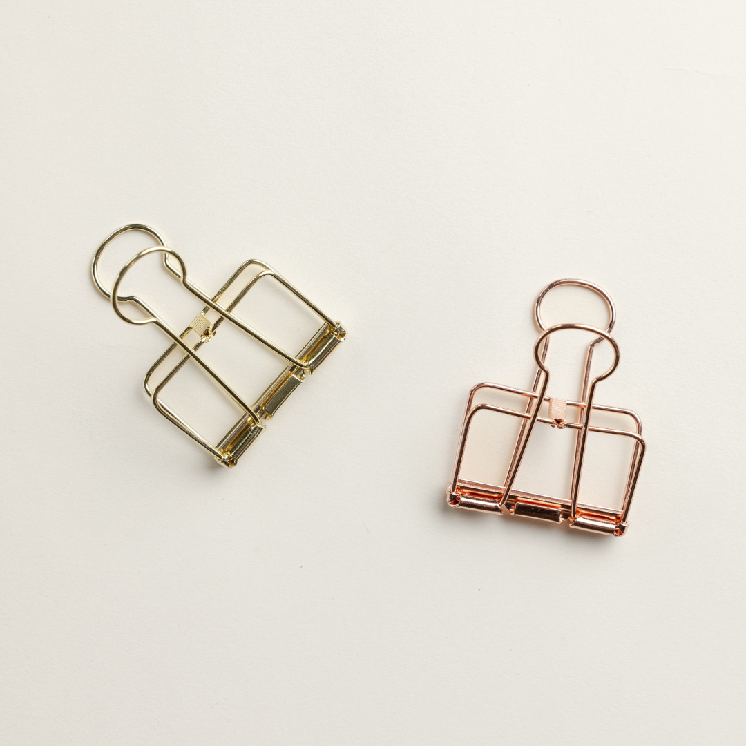 Binder clip top