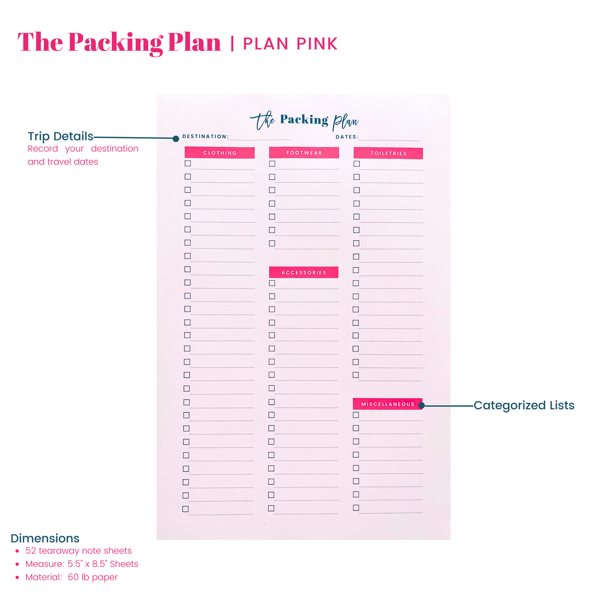 Backing Plan The Packing Plan - The Plan By Lauren Truslow