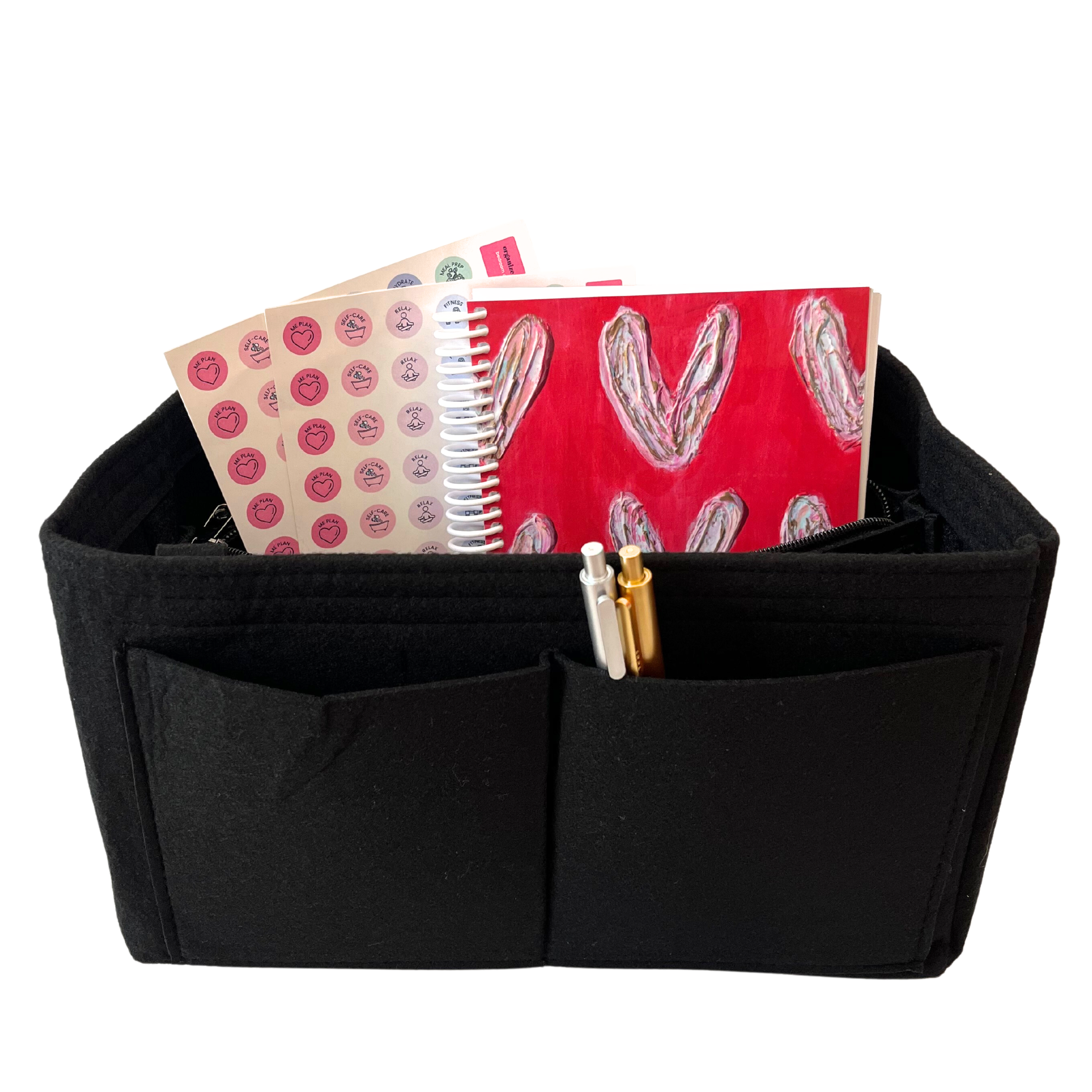 Tote organizer top
